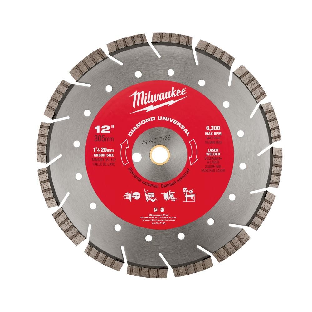 Circular Saw Blade, 12 Inch Dia, 6300 RPM, 1/8 Inch KERF