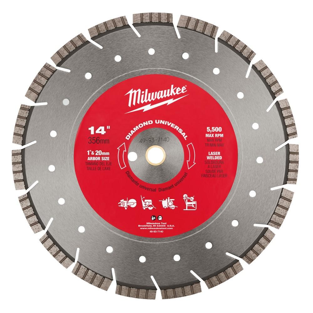 Circular Saw Blade, 14 Inch Dia, 5460 RPM, 1/8 Inch KERF
