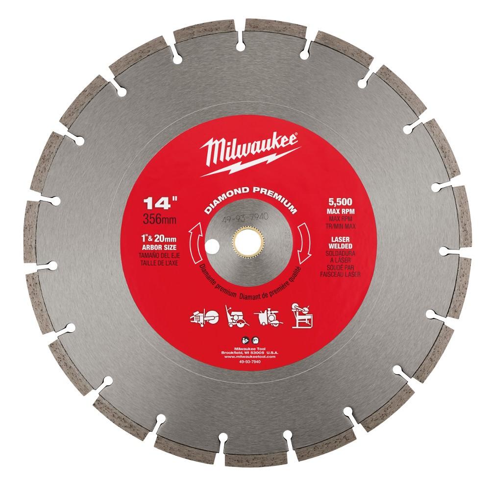 Circular Saw Blade, 14 Inch Dia, 5460 RPM, 1/8 Inch KERF