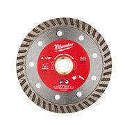 Circular Saw Blade, 4 1/2 Inch Dia, 13300 RPM, Diamond
