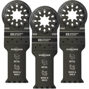 Imperial Blades Starlock 1-1/8 In. 18 TPI Metal/Wood Oscillating Blade (3-Pack)