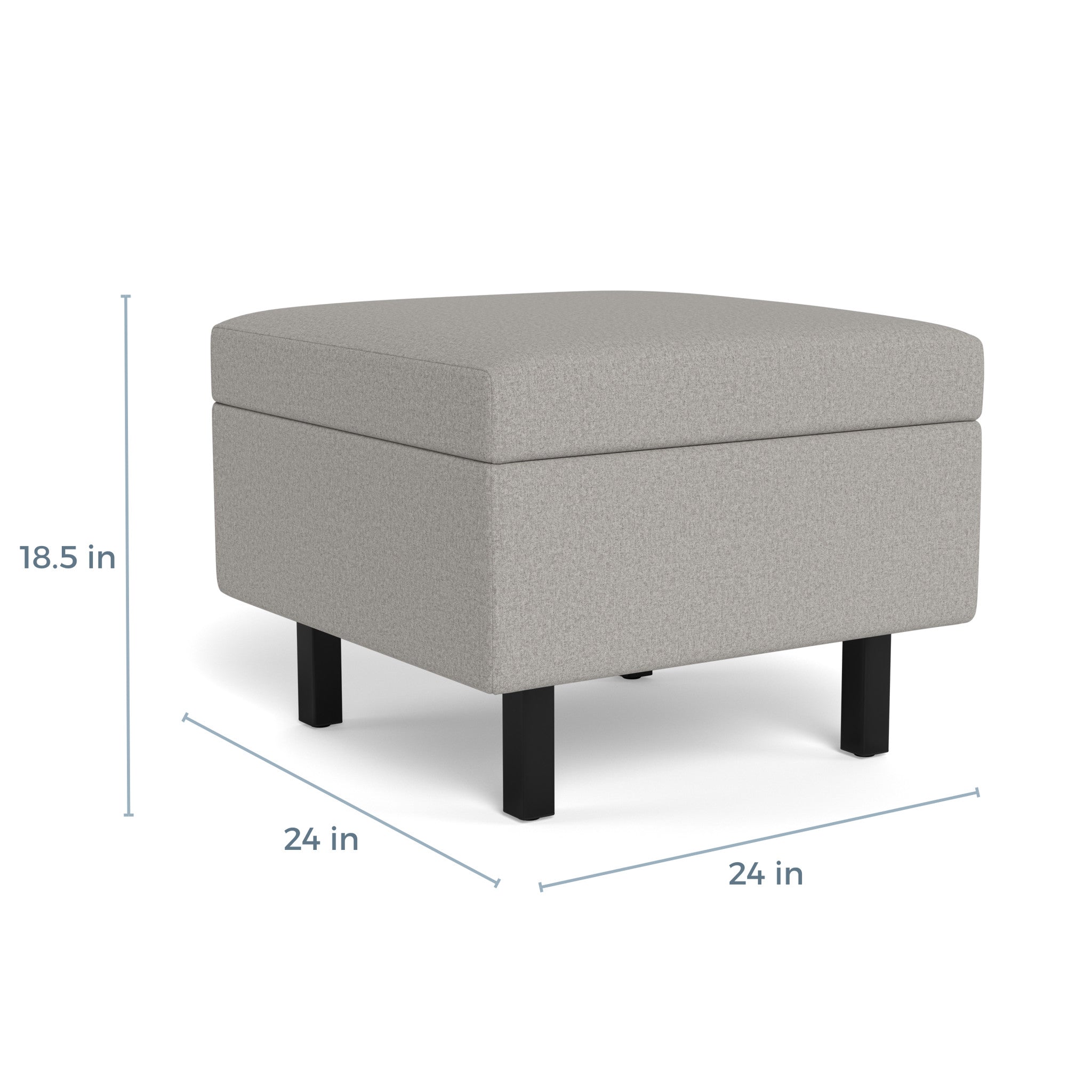 Movvi Single Seat No Back