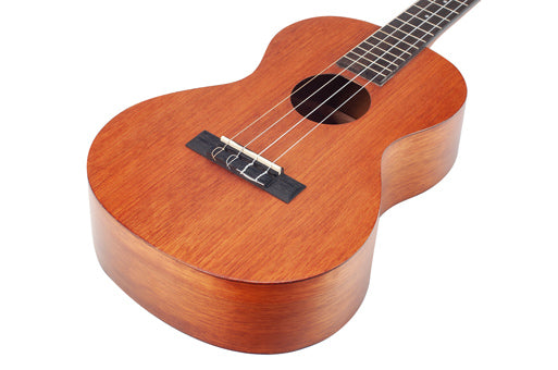 Mahalo MJ4-TBR Java Baritone Ukulele. Trans Brown