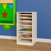 Bright Beginnings Kid Friendly Commercial Deluxe Natural Birch Plywood Puzzle Holder