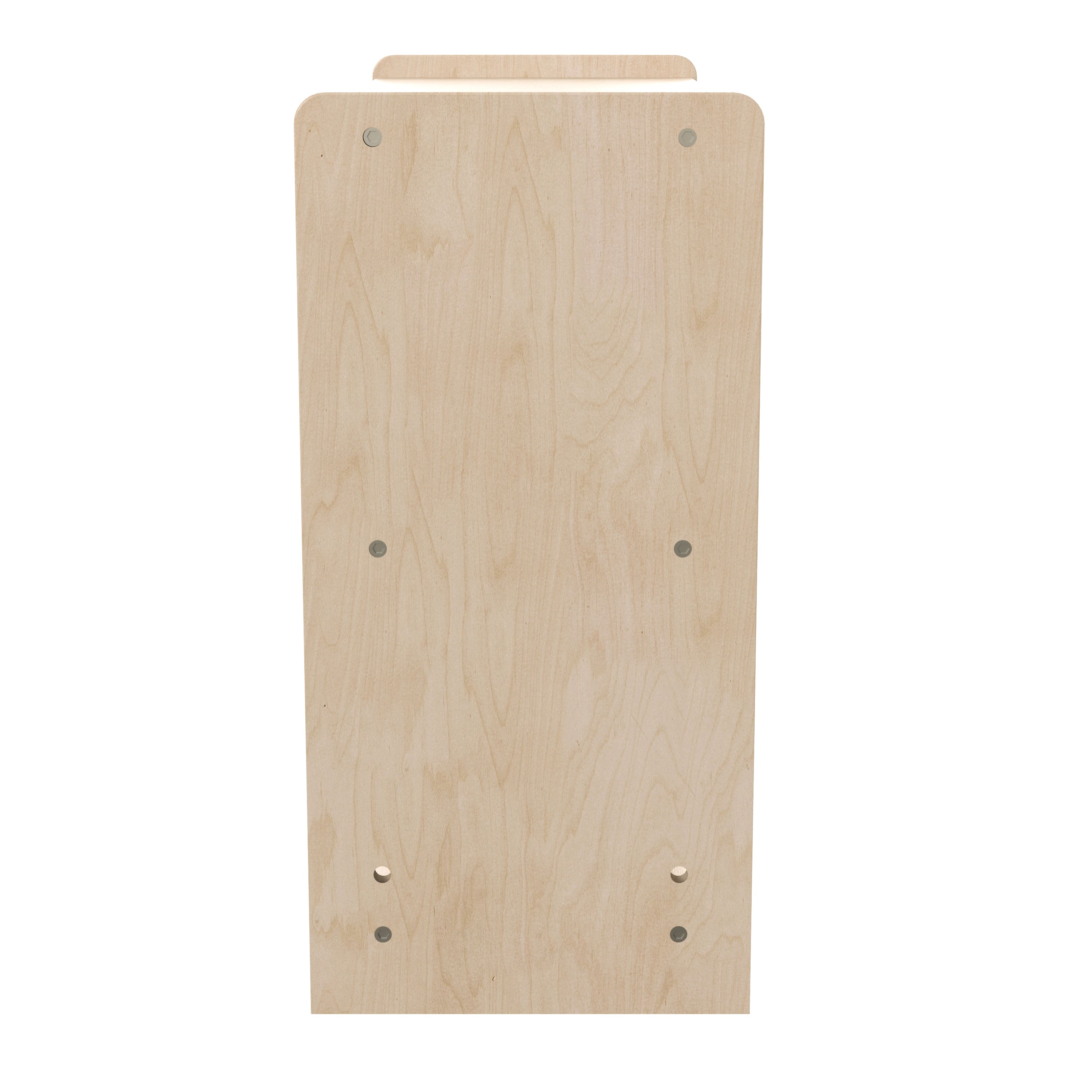 Bright Beginnings Commercial Grade 2 Shelf Wooden Classroom Open Storage Unit, Safe, Kid Friendly Design, Natural
