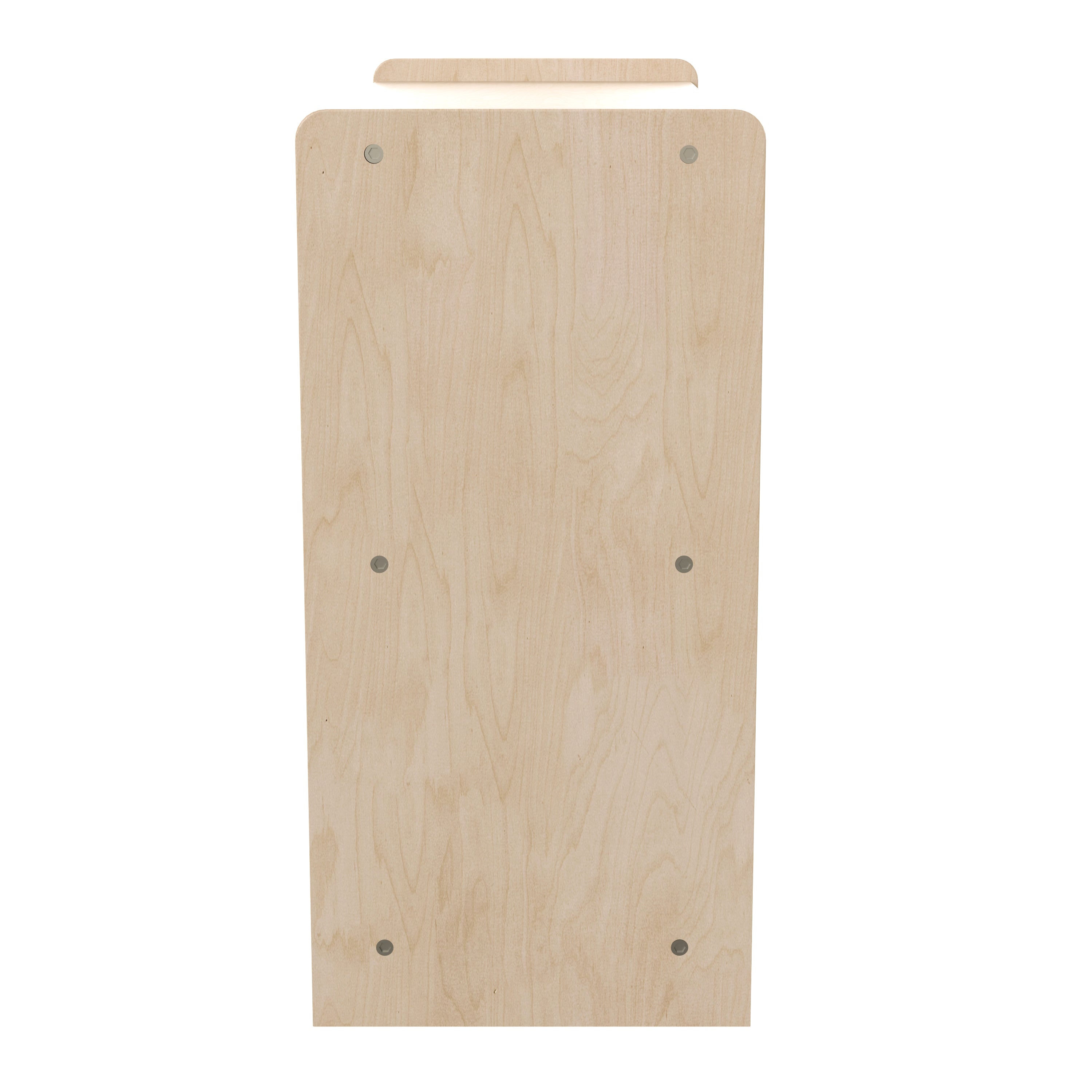 Bright Beginnings Commercial Grade 3 Section Modular Wooden Classroom Open Storage Unit, Safe, Kid Friendly Design, Natural