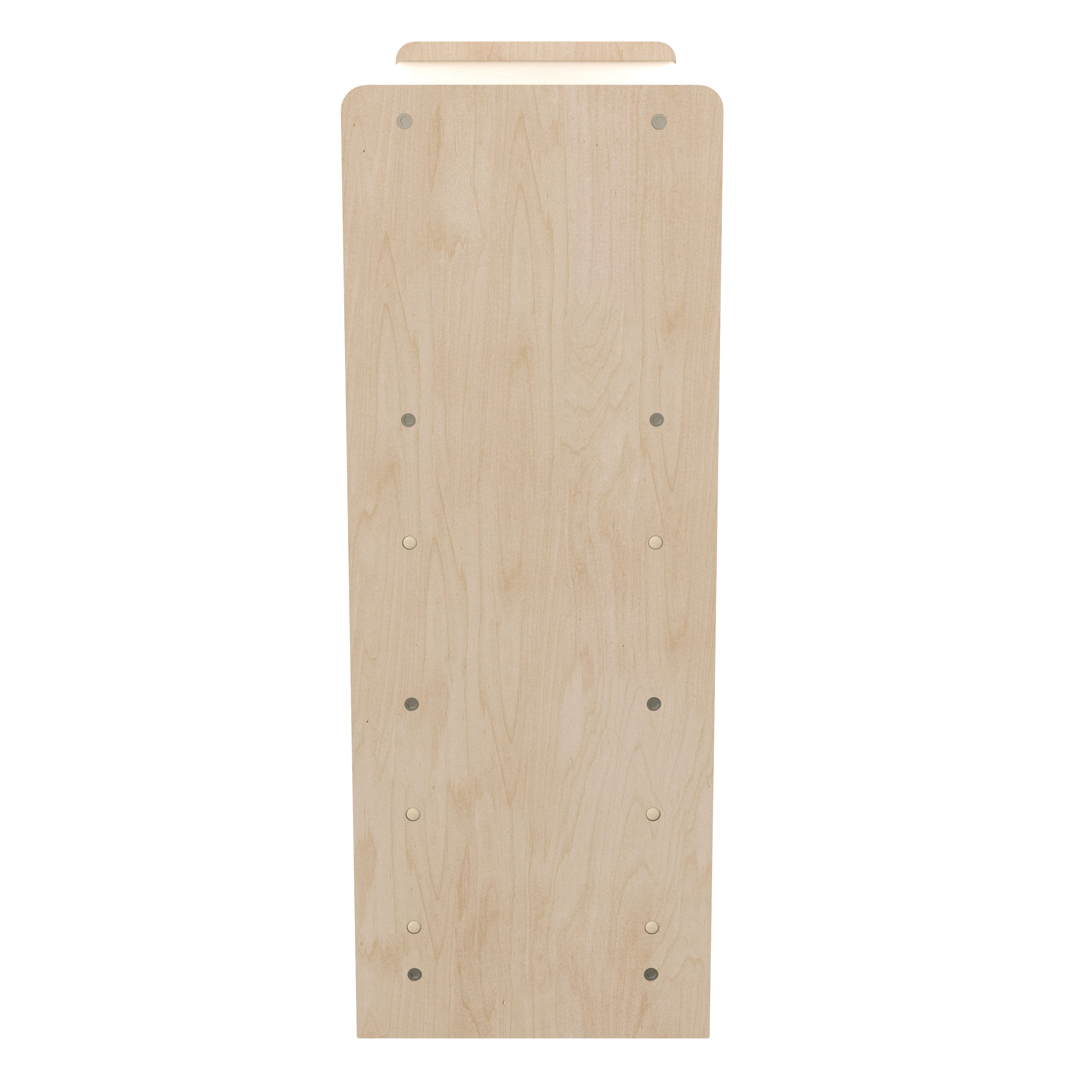 Bright Beginnings Commercial Grade 3 Shelf Wooden Classroom Open Storage Unit, Safe, Kid Friendly Design, Natural
