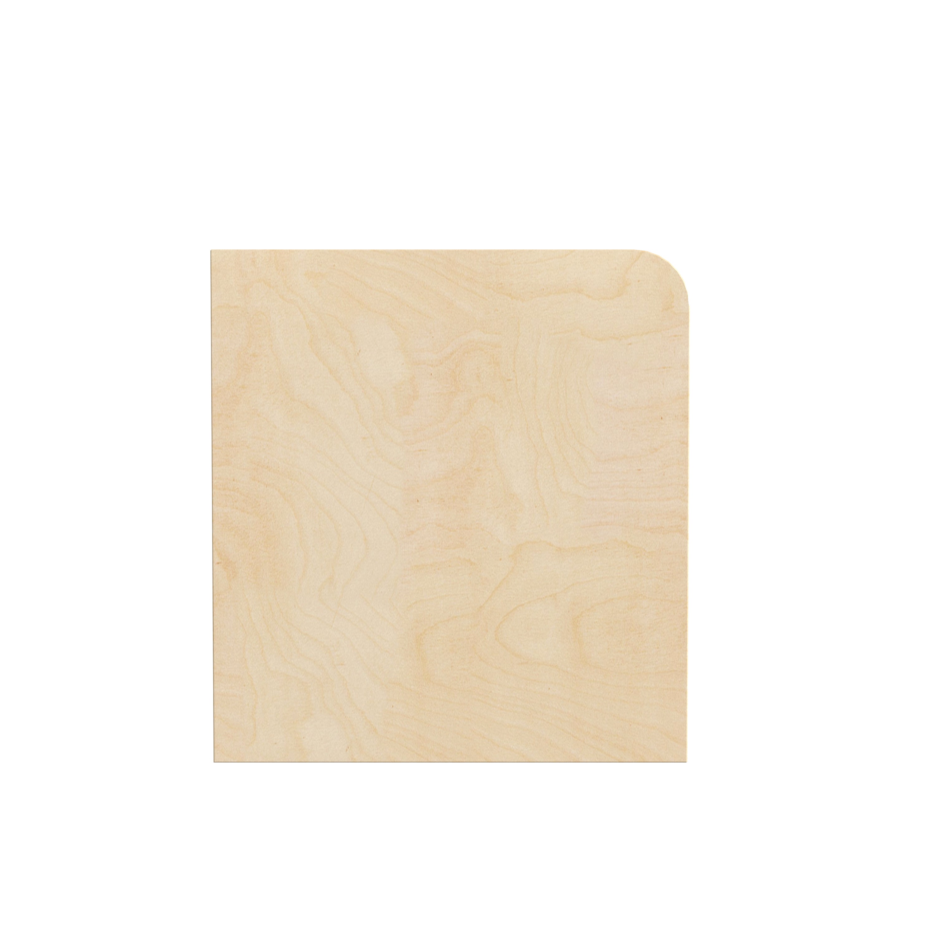 Bright Beginnings Commercial Grade Modular Classroom Seating Wooden Corner Table, Natural