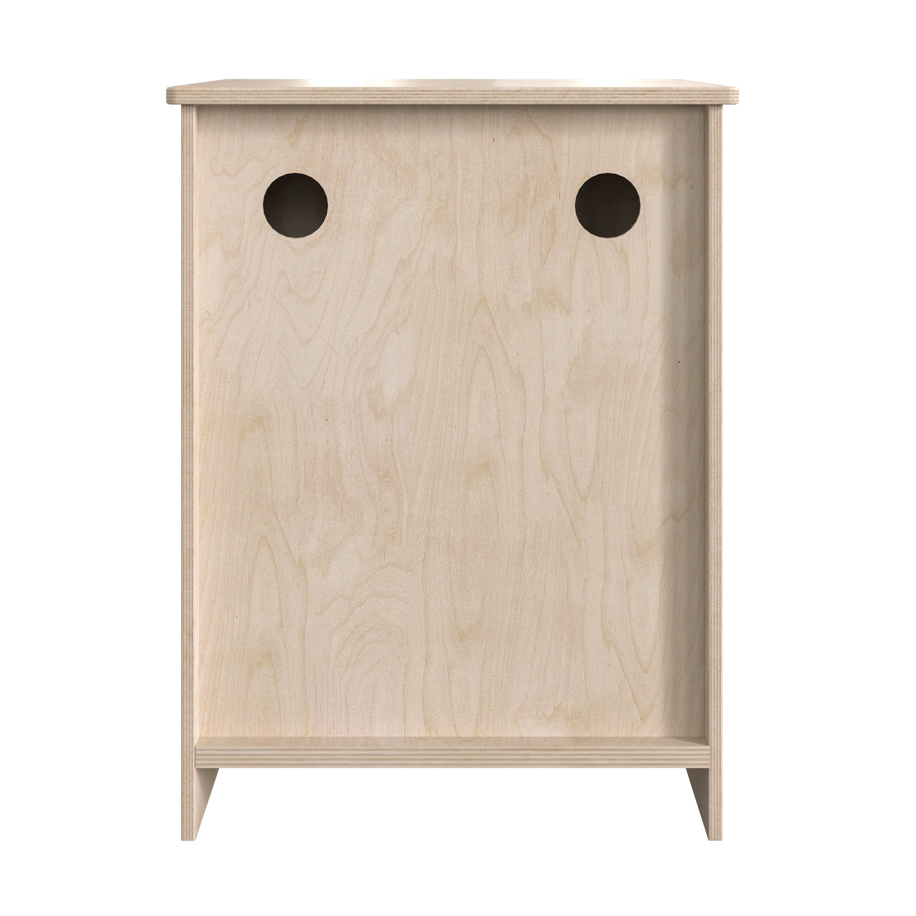 Bright Beginnings Commercial Grade Green Guard Certified Wooden Children's Kitchen Refrigerator with Integrated Storage