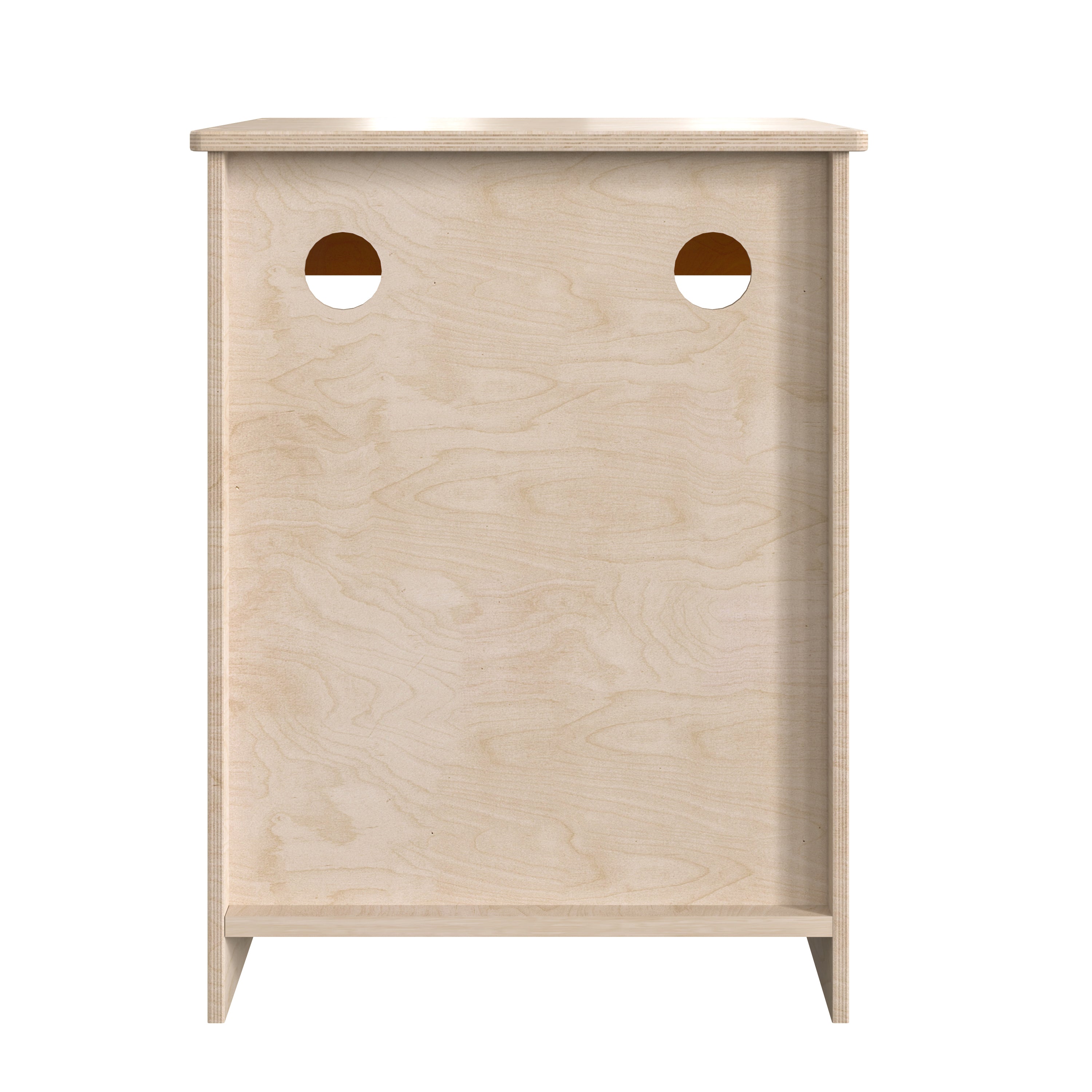 Bright Beginnings Commercial Grade Wooden Kid's Two Shelf Kitchen Cabinet