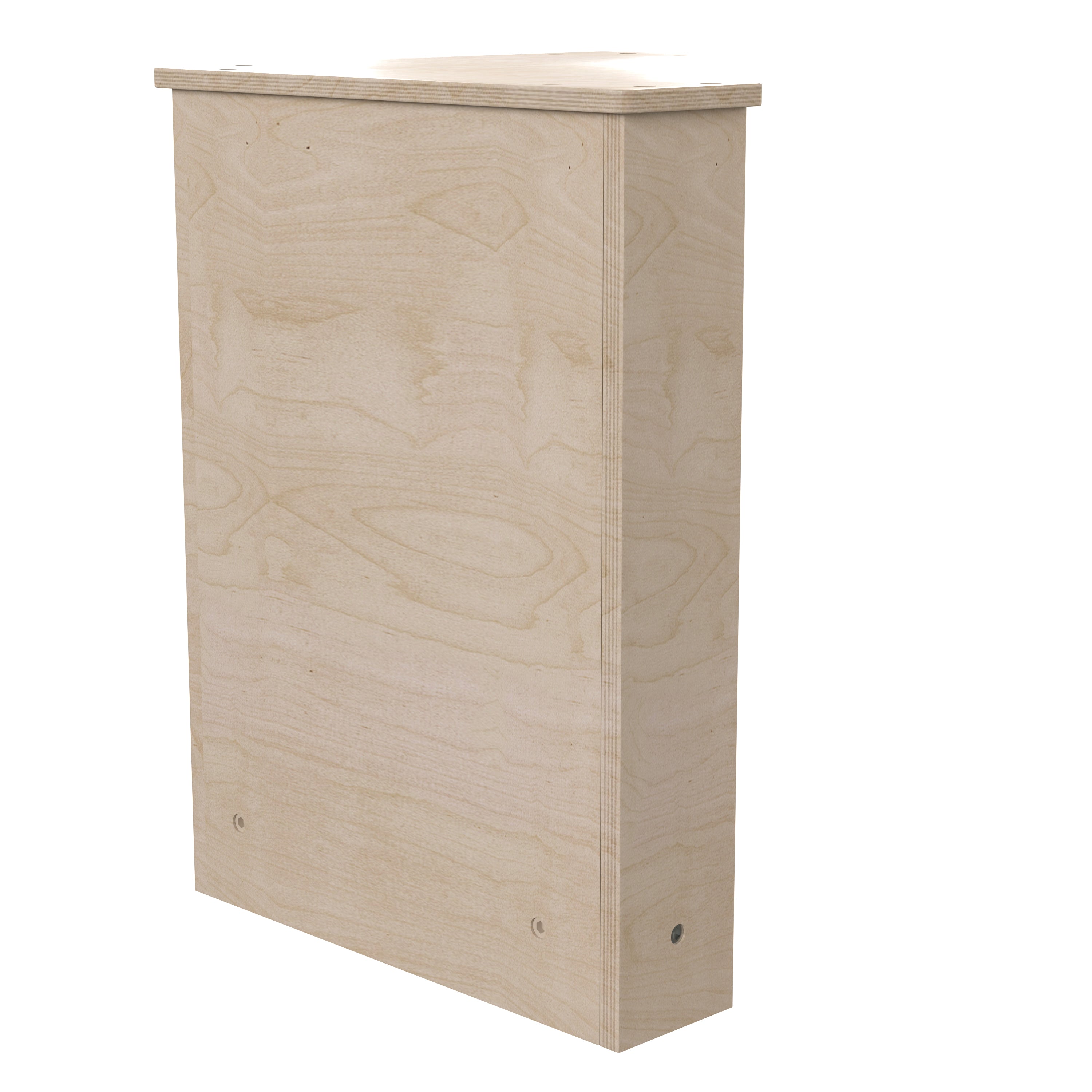 Bright Beginnings Commercial Grade Wooden Kid's Two Tier Corner Kitchen Cabinet