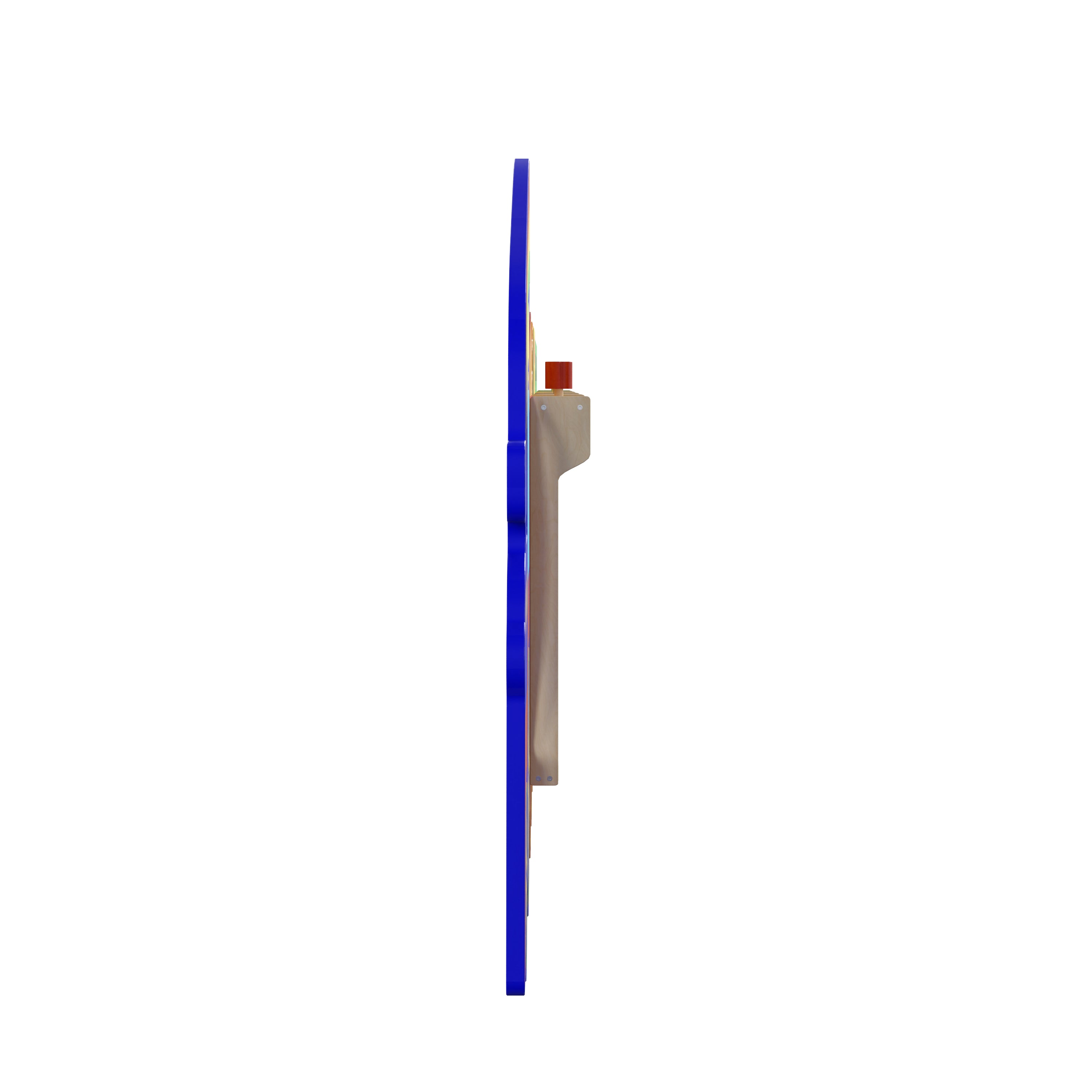 Bright Beginnings Commercial Grade Wooden Train STEAM Wall System with 5 Accessory Panel Holders