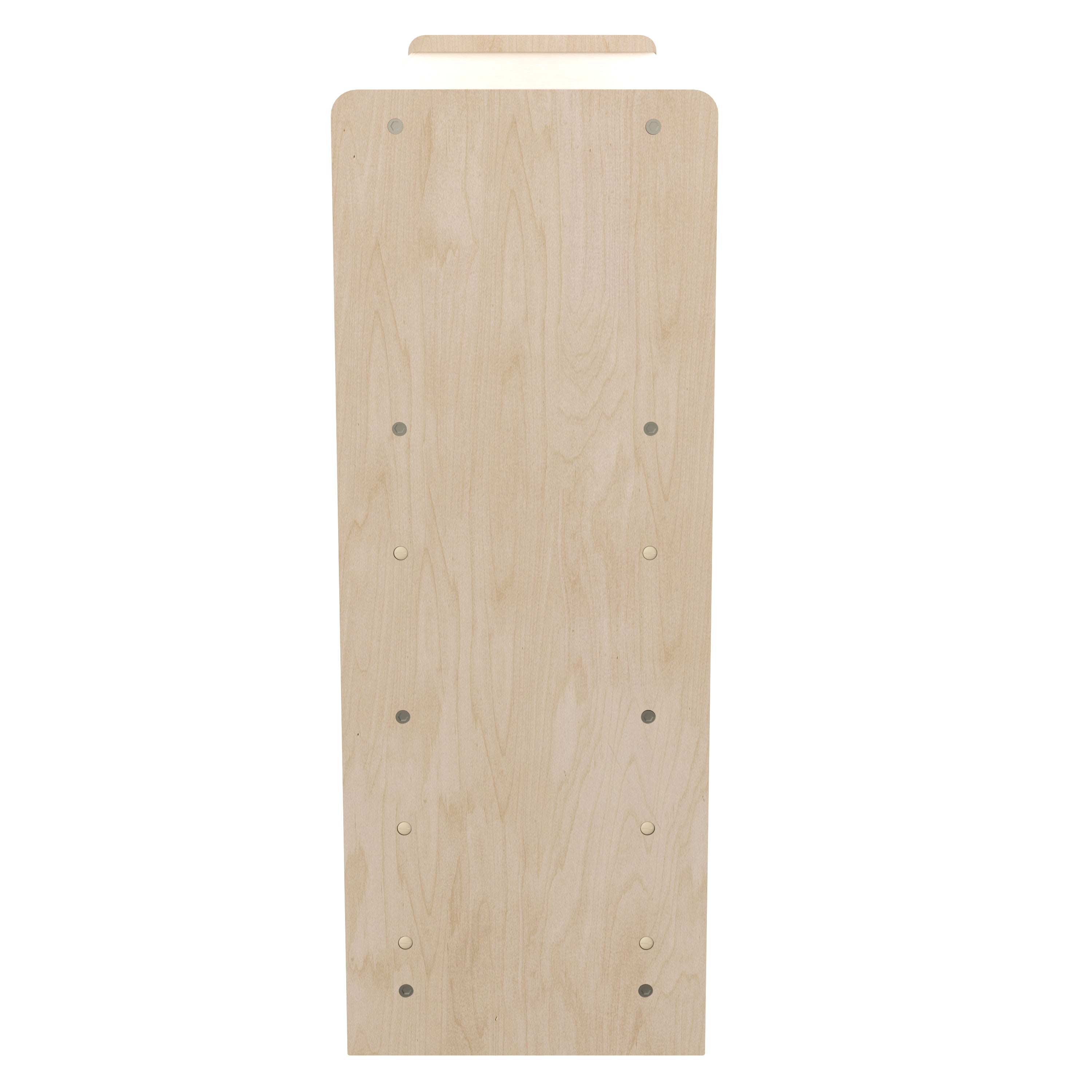 Bright Beginnings Commercial Grade Extra Wide 3 Shelf Wooden Classroom Open Storage Unit, Safe, Kid Friendly Design, Natural