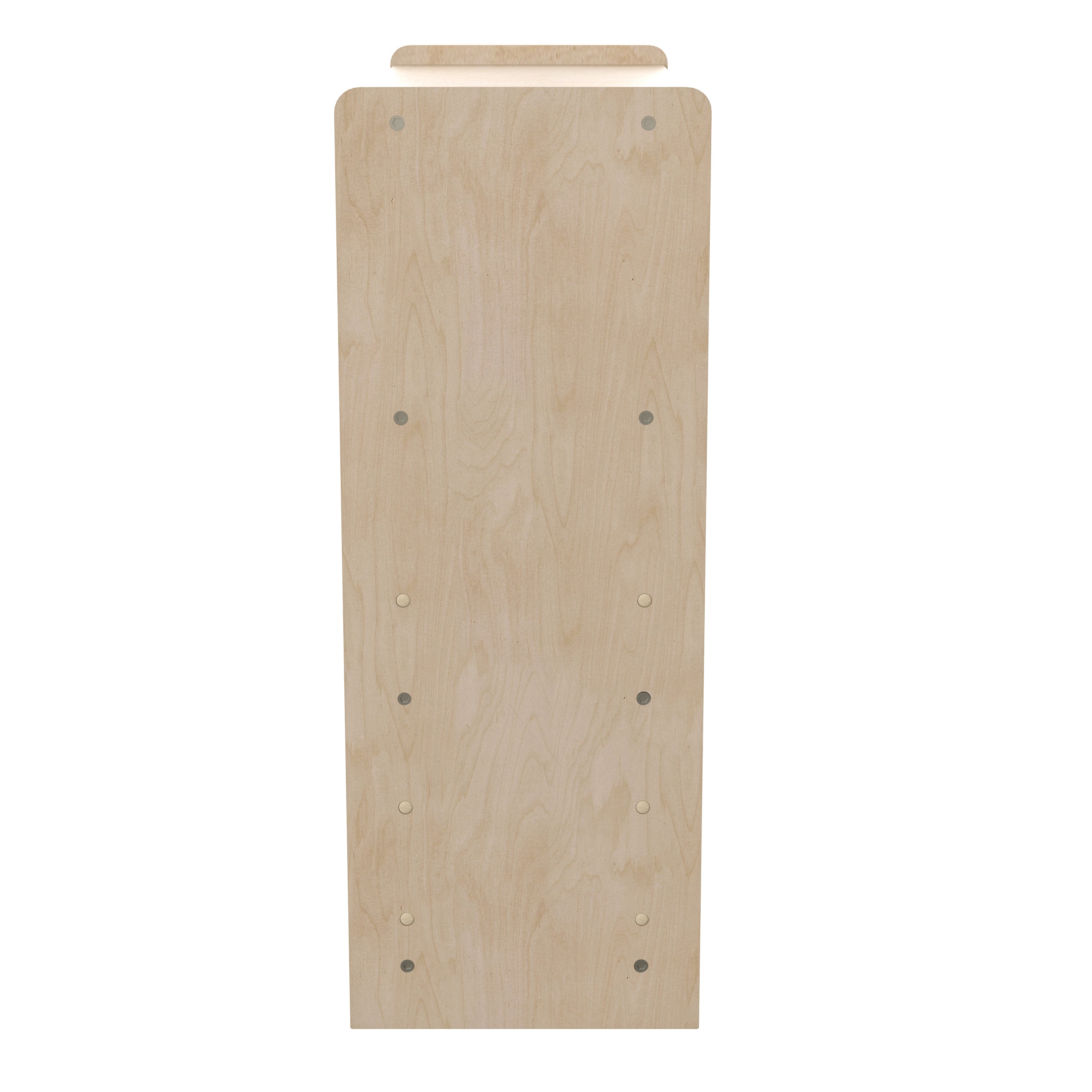 Bright Beginnings Commercial Grade 8 Section Modular Wooden Classroom Open Storage Unit, Safe, Kid Friendly Design, Natural