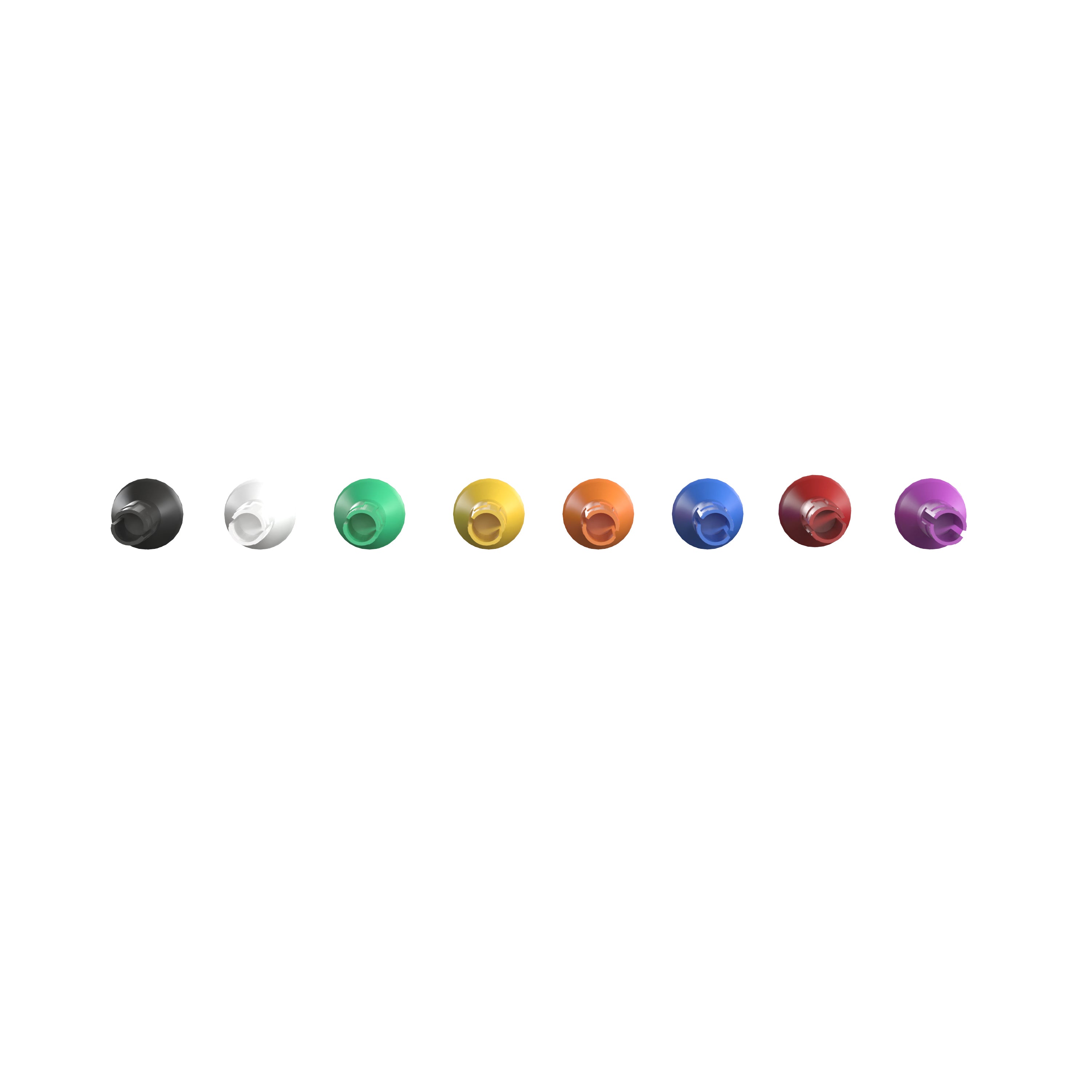 Bright Beginnings Commercial Grade 512 Piece Peg Accessory Pack for Modular STEAM Walls (Not Included) - Multicolor