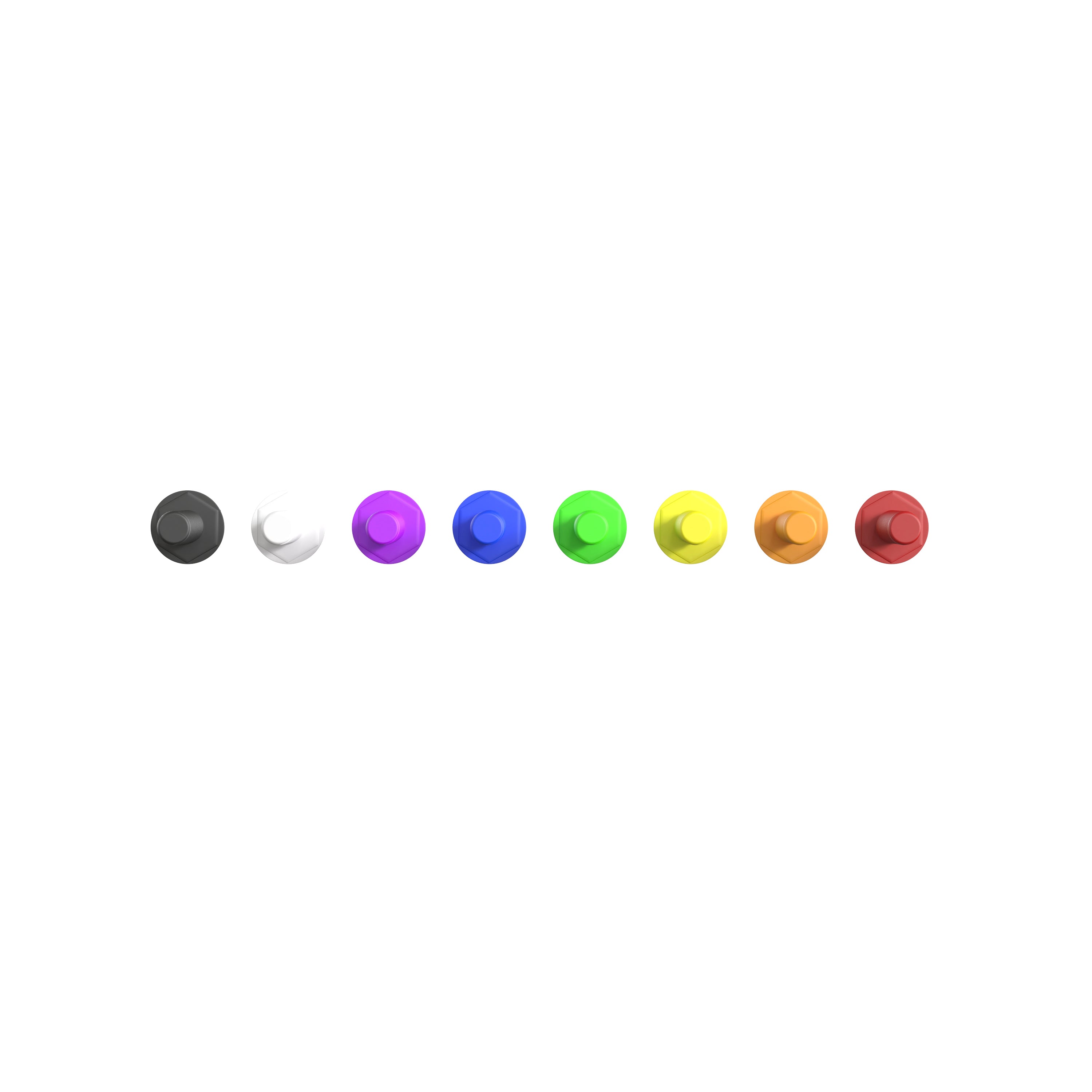 Bright Beginnings Commercial Grade Modular STEAM Wall 512 Piece Multicolor Screw Accessory Pack (STEAM Wall Not Included)