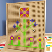 Bright Beginnings Commercial Grade Modular STEAM Wall 512 Piece Multicolor Screw Accessory Pack (STEAM Wall Not Included)