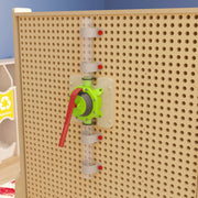 Bright Beginnings Commercial Grade 10 Piece Pipe Builder Hand Pump & Accessories for Modular STEAM Wall Systems (Not Included)
