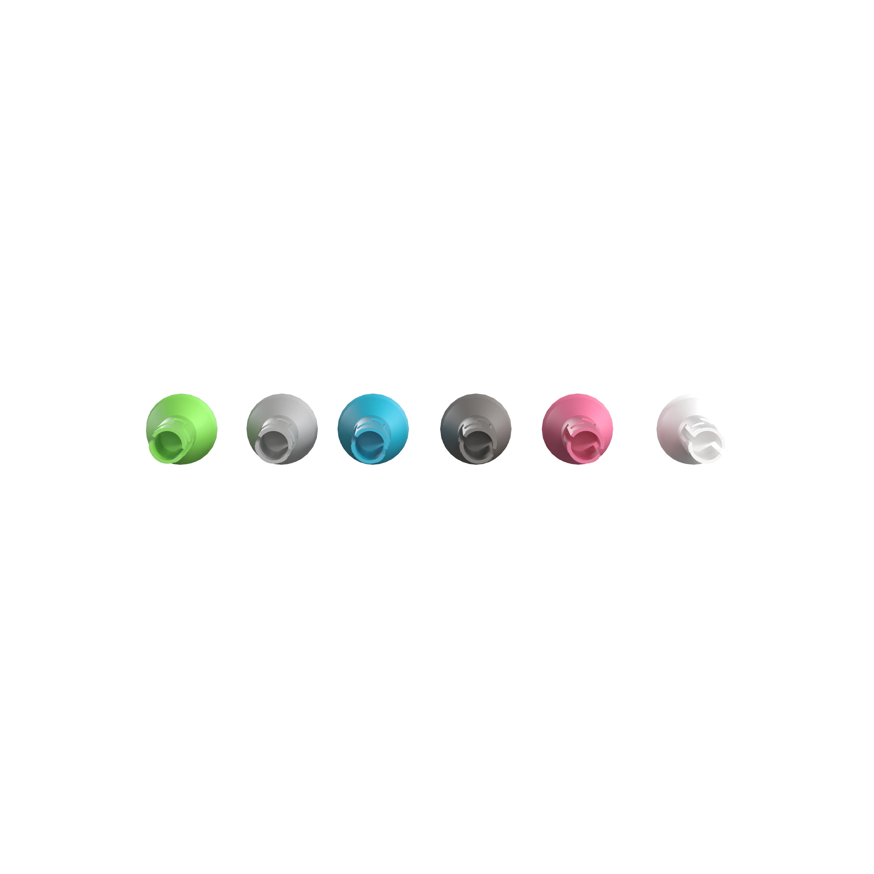 Bright Beginnings Commercial Grade 512 Piece Peg Accessory Pack for Modular STEAM Walls (Not Included) - Pastel