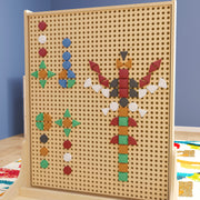 Bright Beginnings Commercial Grade Multicolor 256 Piece Shape Set for Modular STEAM Wall Systems (Not Included)