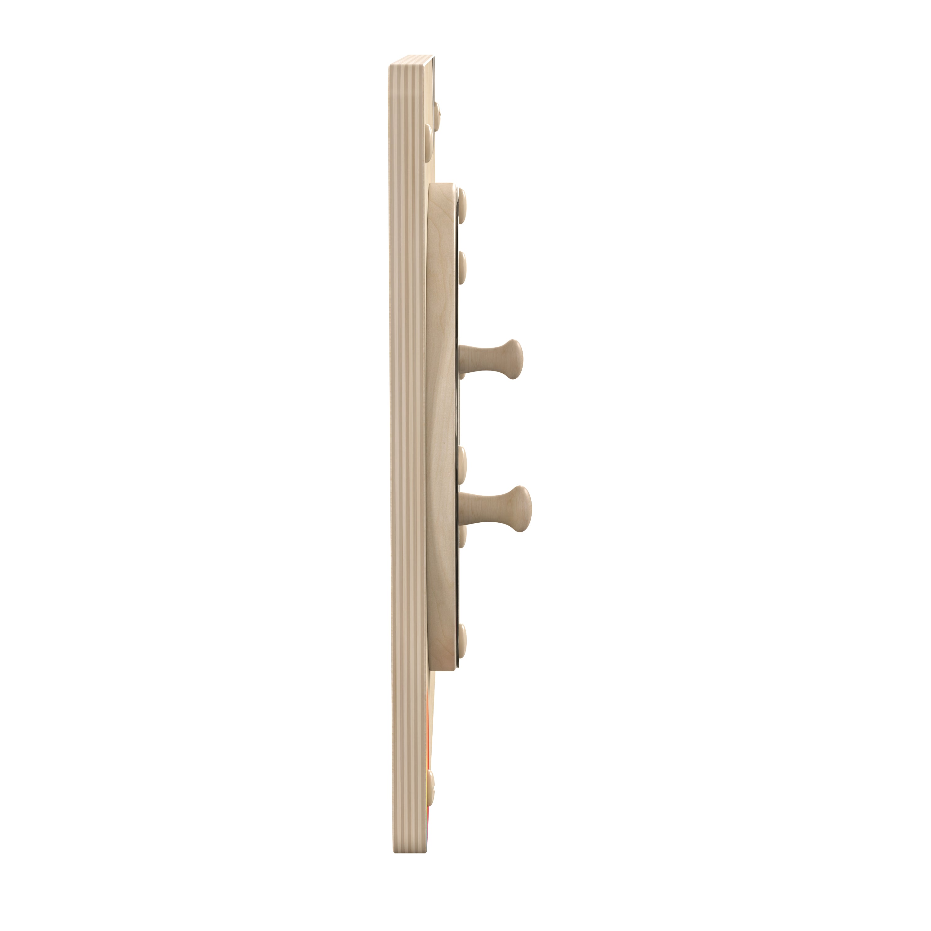 Bright Beginnings Commercial Grade STEAM Wall Activity Board with Natural Finish and Multicolor Accents, Turning Gears