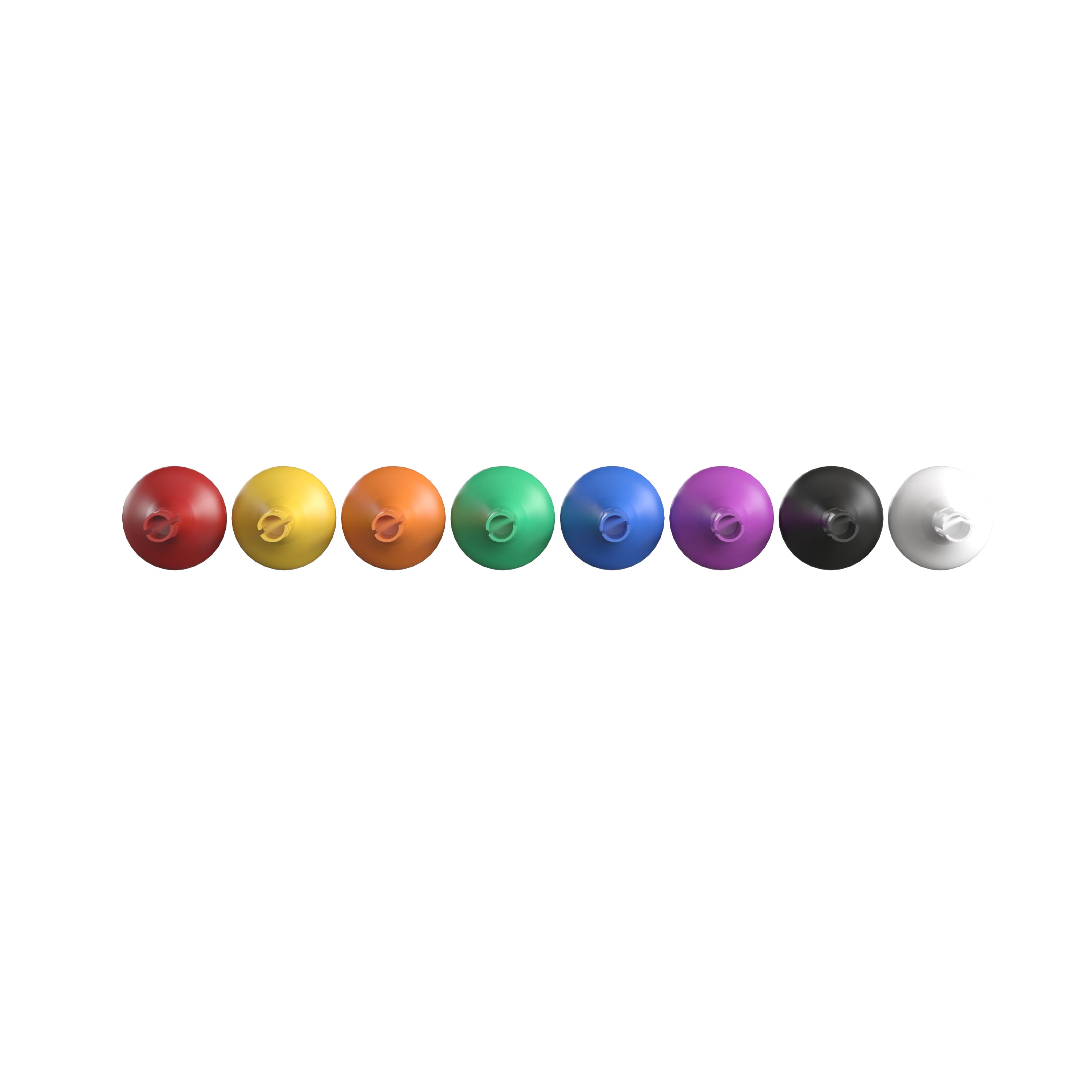 Bright Beginnings Commercial Grade 64 Piece Jumbo Peg Accessory Pack for Modular STEAM Walls (Not Included) - Multicolor