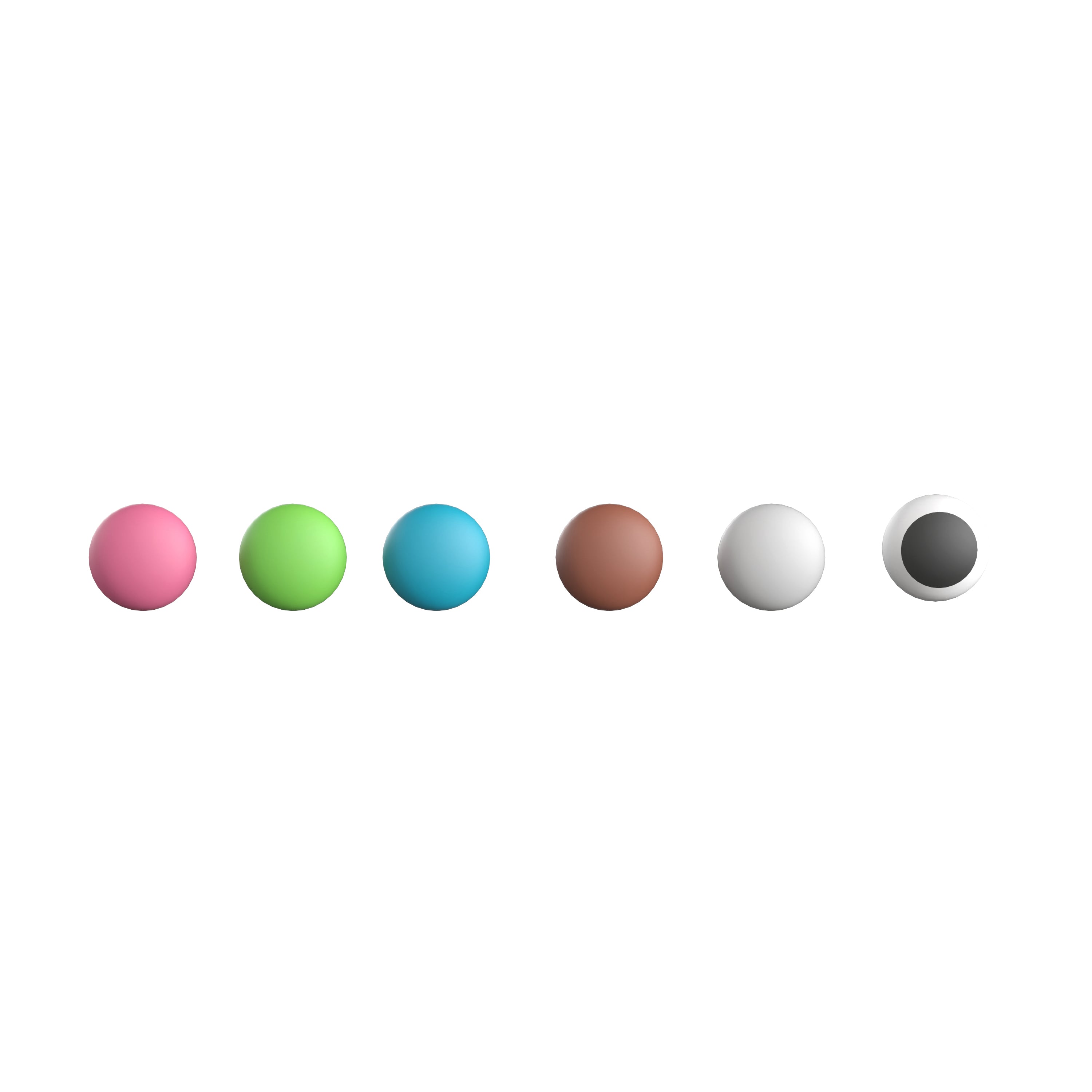 Bright Beginnings Commercial Grade 64 Piece Jumbo Peg Accessory Pack for Modular STEAM Walls (Not Included) - Pastel Multicolor