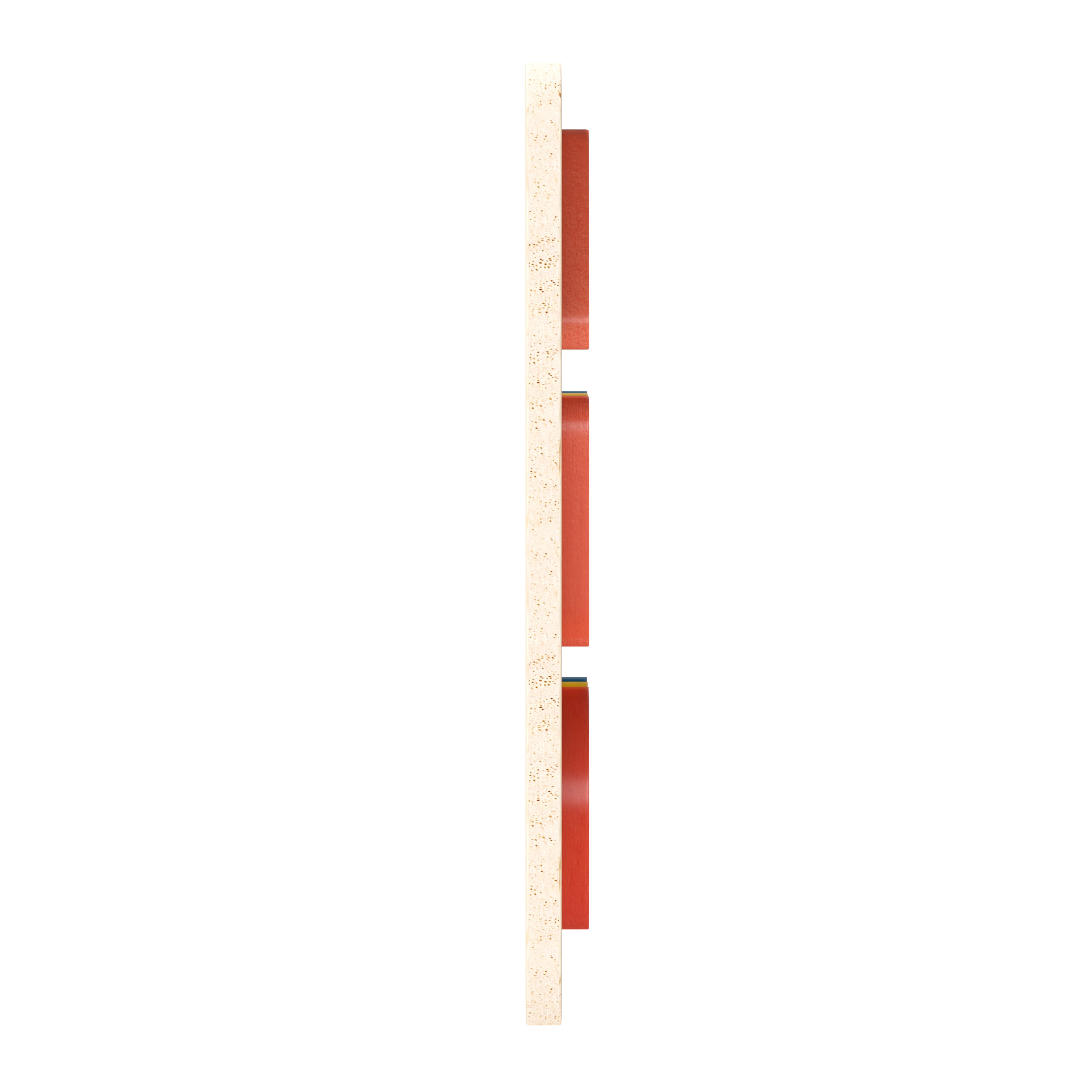 Bright Beginnings Commercial Grade Birch Plywood STEM Basic Shapes and Colors Puzzle Board, Natural/Multicolor
