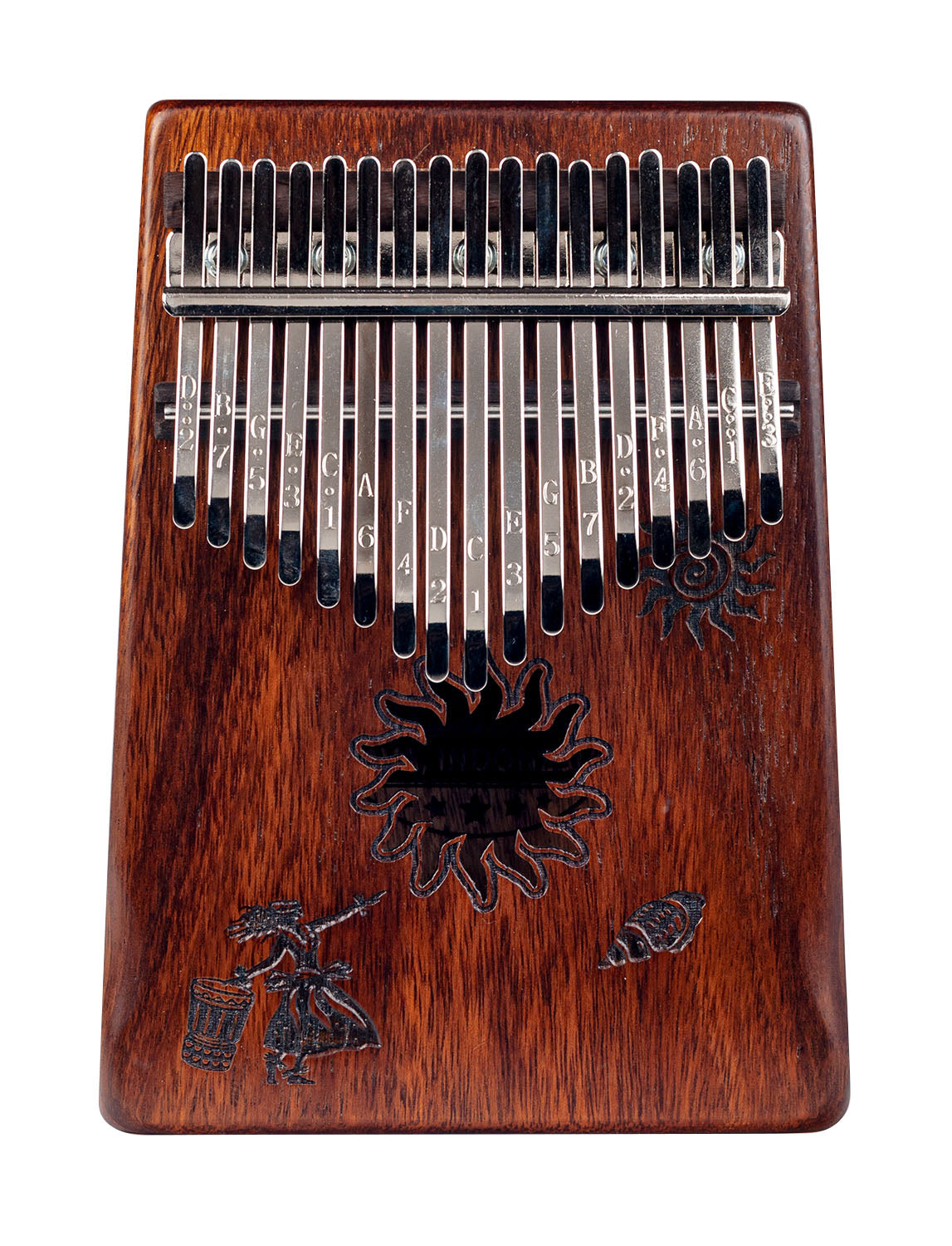 Mahalo MKA17TR Kalimba. Tropical