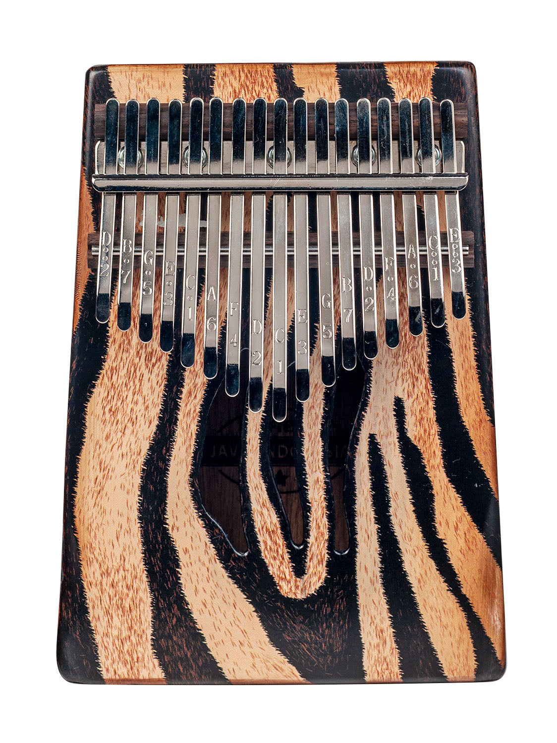 Mahalo MKA17ZE Kalimba. Zebra