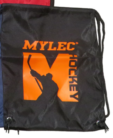 Mylec Draw String Bag - Black/Orange