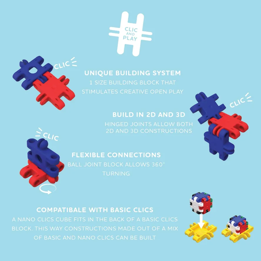Nano Clics Creative 500pc Groar