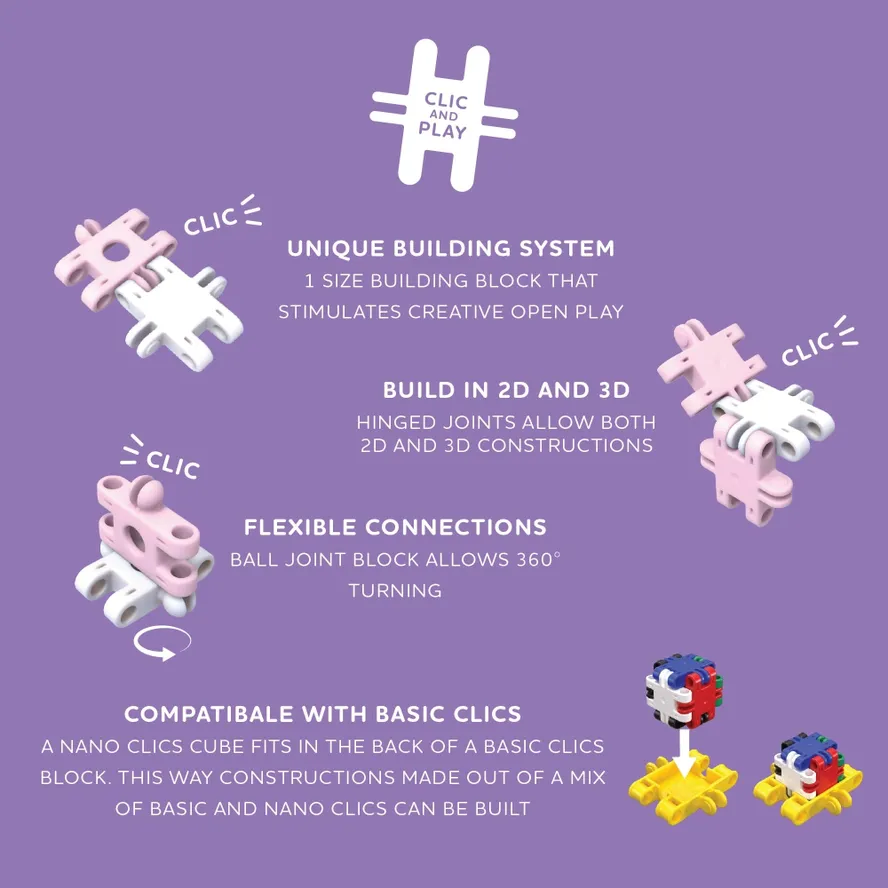 Nano Clics Fantasy 125pc Hocus Pocus