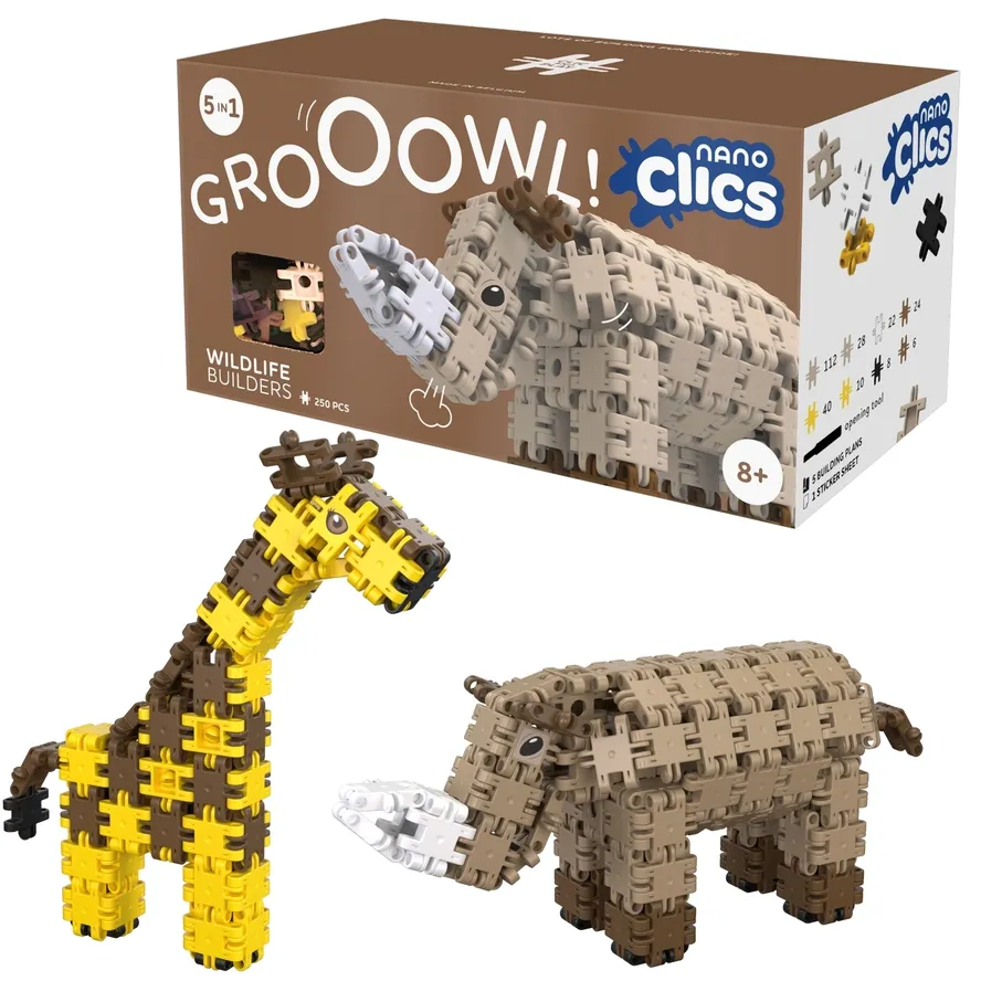 Nano Clics Wildlife 250pc Growl