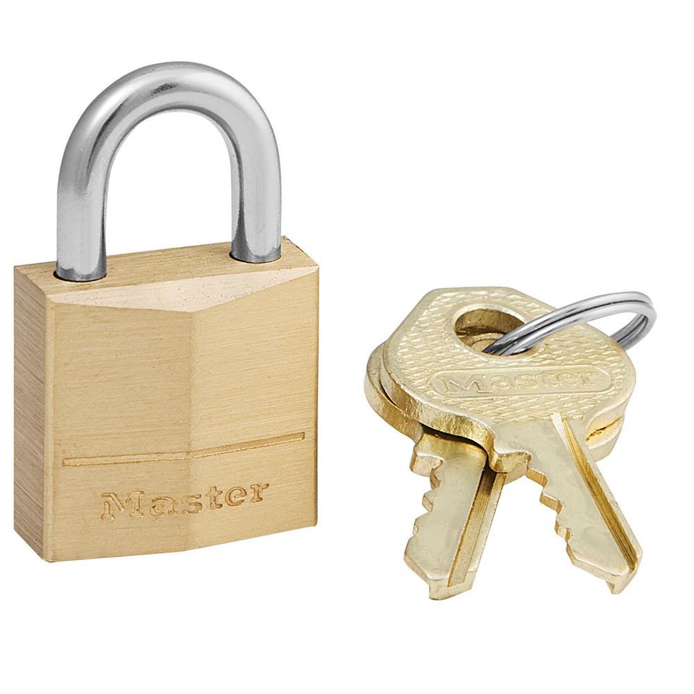 3/4in (19mm) Wide Solid Brass Body Padlock