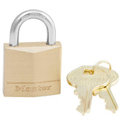 1-3/16in (30mm) Wide Solid Brass Body Padlock