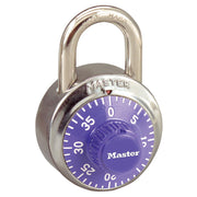 1-7/8in (48mm) General Security Combination Padlock with Purple Colored Dial