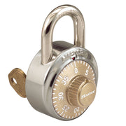 1-7/8in (48mm) General Security Combination Padlock with Key Control Feature and Gold Colored Dial