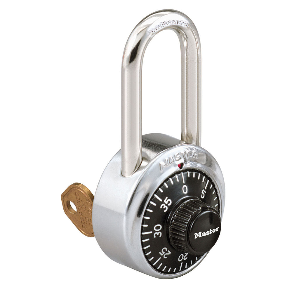 1-7/8in (48mm) General Security Combination Padlock with 1-1/2in (38mm) Shackle and Control Key