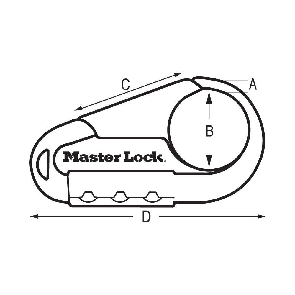 Set Your Own Combination Backpack Lock; Assorted Colors