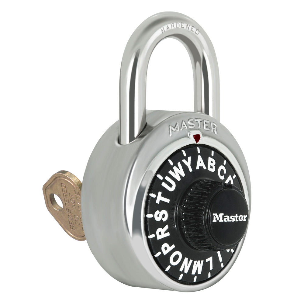 1-7/8in (48mm) General Security Combination Padlock with Key Control Feature