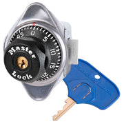 ADA Compliant Built-In Combination Lock for Single Point Horizontal Latch Lockers - Hinged on Left