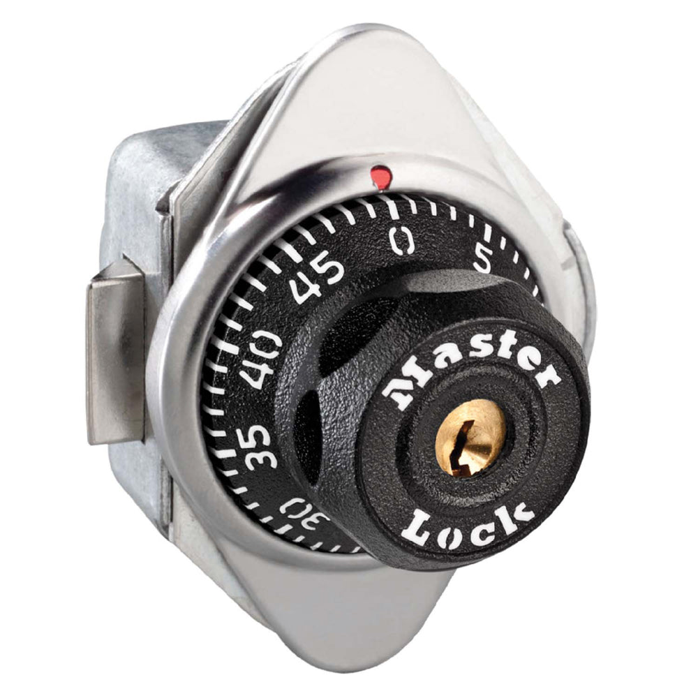 Built-In Combination Lock for Horizontal Latch Box Lockers - Hinged on Right