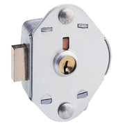 Built-In Manual Deadbolt Keyed Lock for Lift Handle, Single Point Horizontal Latch and Box Lockers