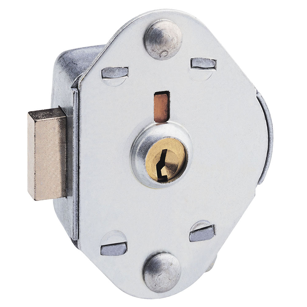 Built-In Manual Deadbolt Keyed Lock for Lift Handle, Single Point Horizontal Latch and Box Lockers, Keyed Alike