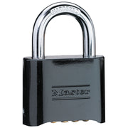 2in (51mm) Wide Resettable Combination Zinc Die-Cast Padlock, Black