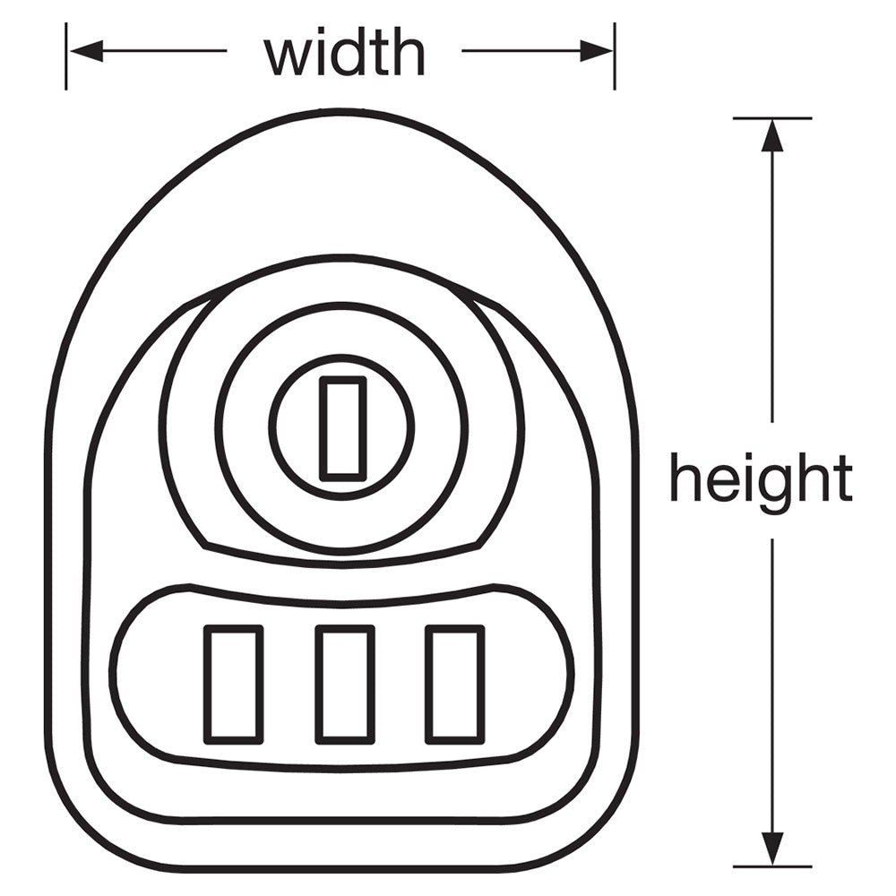 Multi-User Mechanical Built-In Lock for Lift Handle Lockers - Hinged on the Left