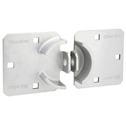 9in (23cm) Long Solid Steel Hidden Shackle Padlock Hasp