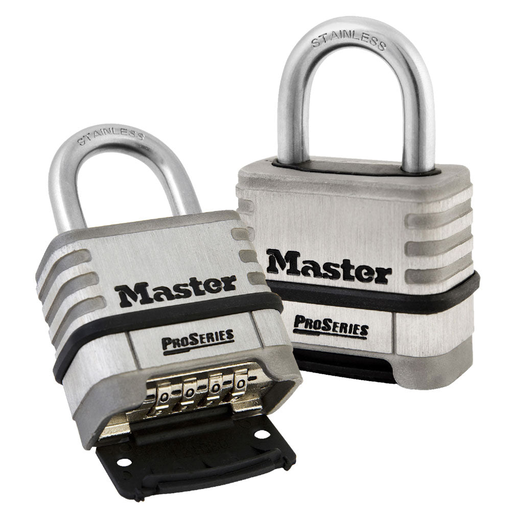 2-1/4in (57mm) Wide ProSeries® Stainless Steel Resettable Combination Padlock
