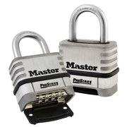 2-1/4in (57mm) Wide ProSeries® Stainless Steel Resettable Combination Padlock